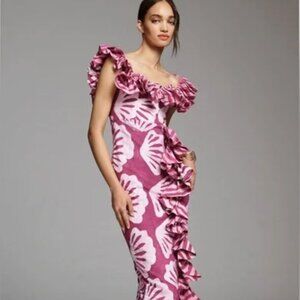 Anthropologie New without tags SIKA KC Off-The-Shoulder Ruffle Dress